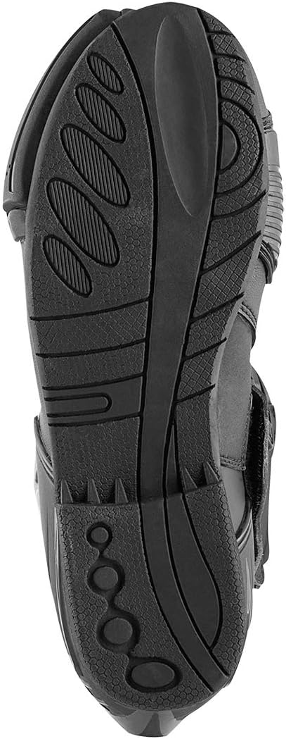 Bogotto Losail Motorradstiefel, schwarz, 48 48 EU Schwarz, 48 EU Schwarz