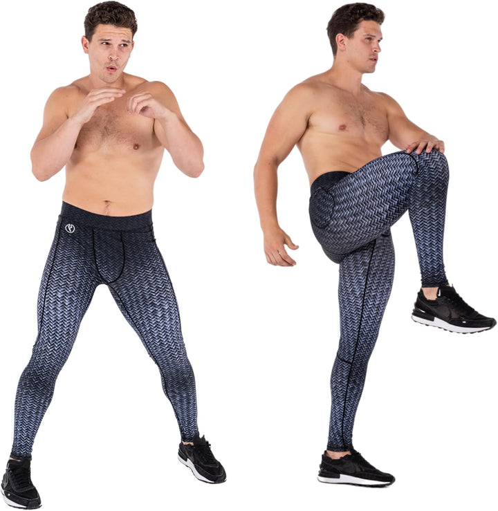 Kapow Meggings Performance Range – Herren Sportleggings mit Taschen: Lang, Perfekt für Sport wie Fit
