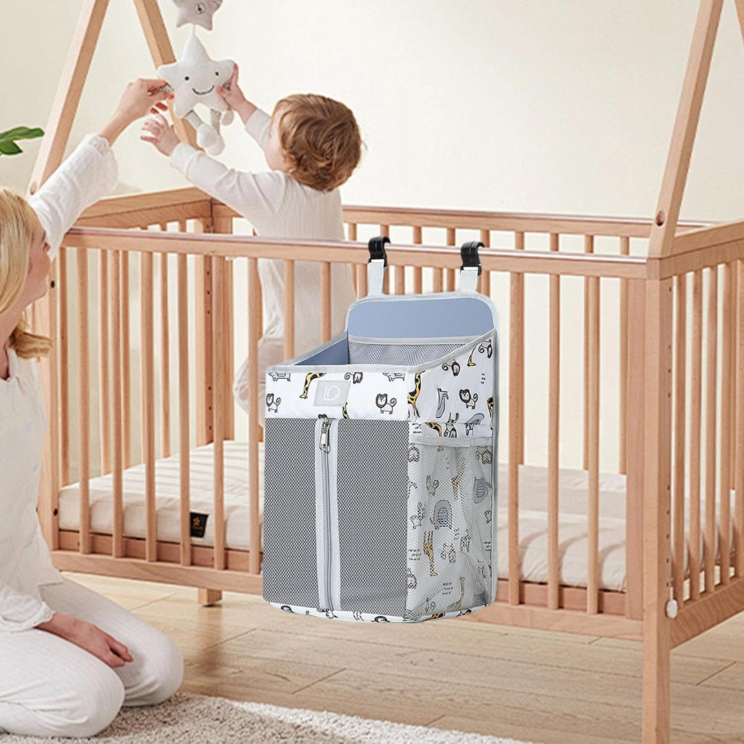 - Windel-Organizer für Babybett, Kindergarten-Organizer für Kinderbetten, Windel-Organizer zum Aufhä