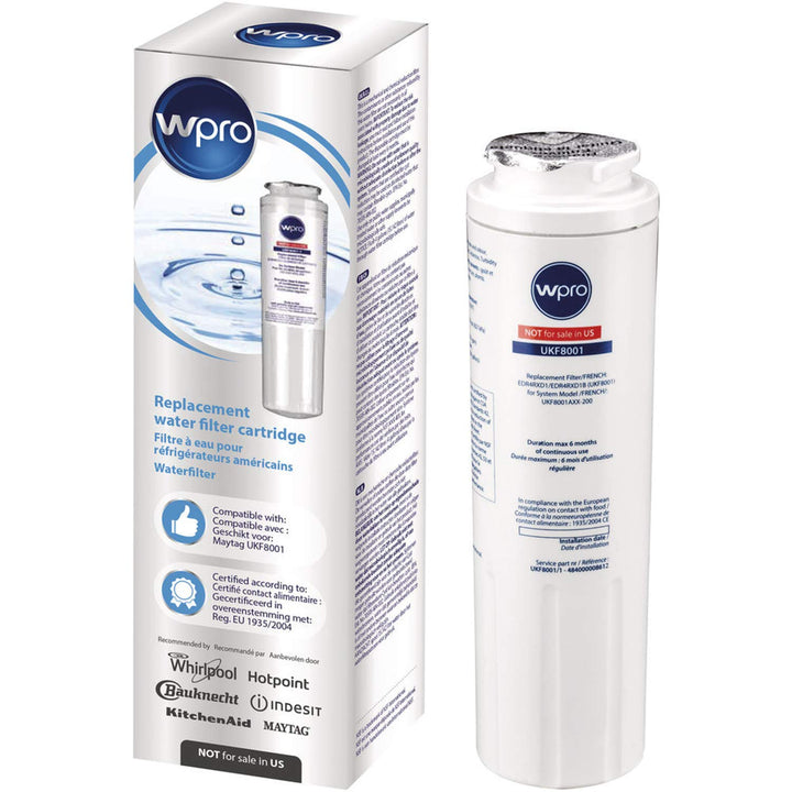 WPRO UKF8001/1 - Filtre a EAU d'origine Pour réfrigérateur Amana, Kenmore, Whirlpool