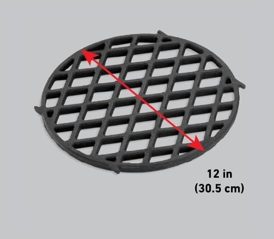 Weber Sear Grate Gusseisen für Gourmet BBQ System - speichert Hitze für kräftige Grillmuster und saf