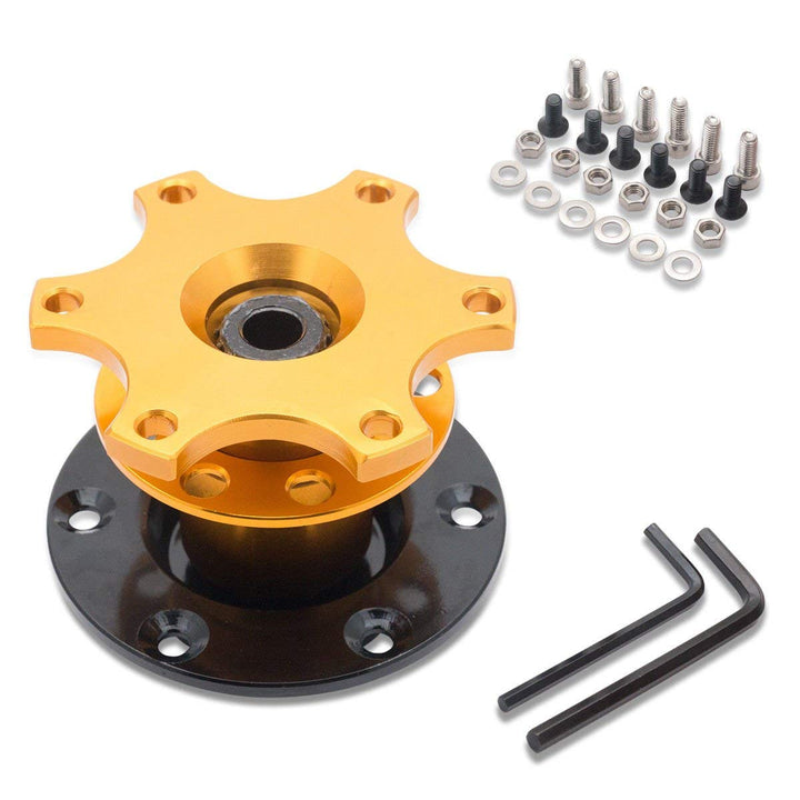 Riloer Auto-Lenkrad-Schnellspannnabe Adapt Universal Snap Off Racing/Rally/Motorsport Lenkradnabe (G