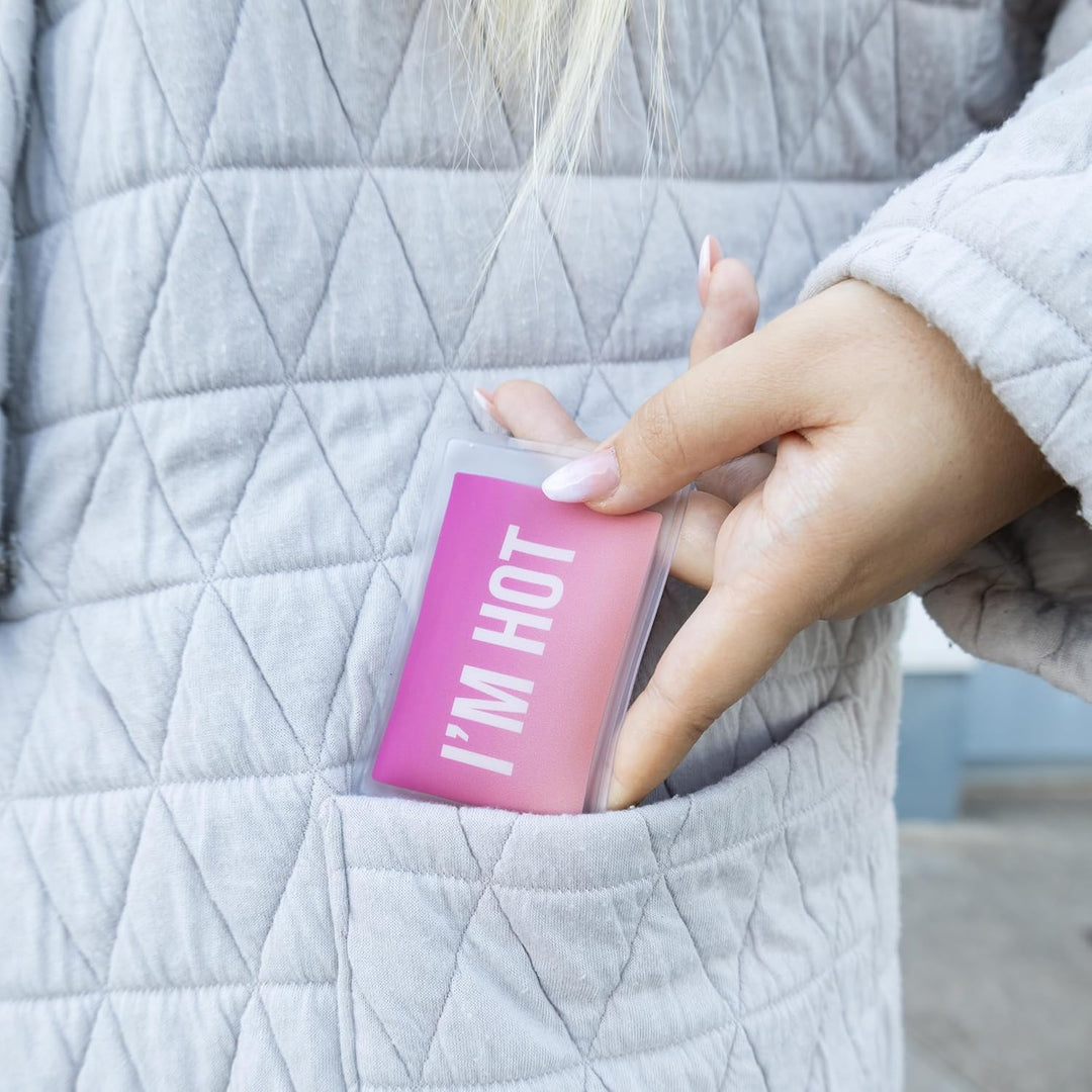 Fisura- Handwärmer Wiederverwendbarer Mini Taschenwärmer mit Gel Hot, 4 Einheiten, Hot, 4 Einheiten