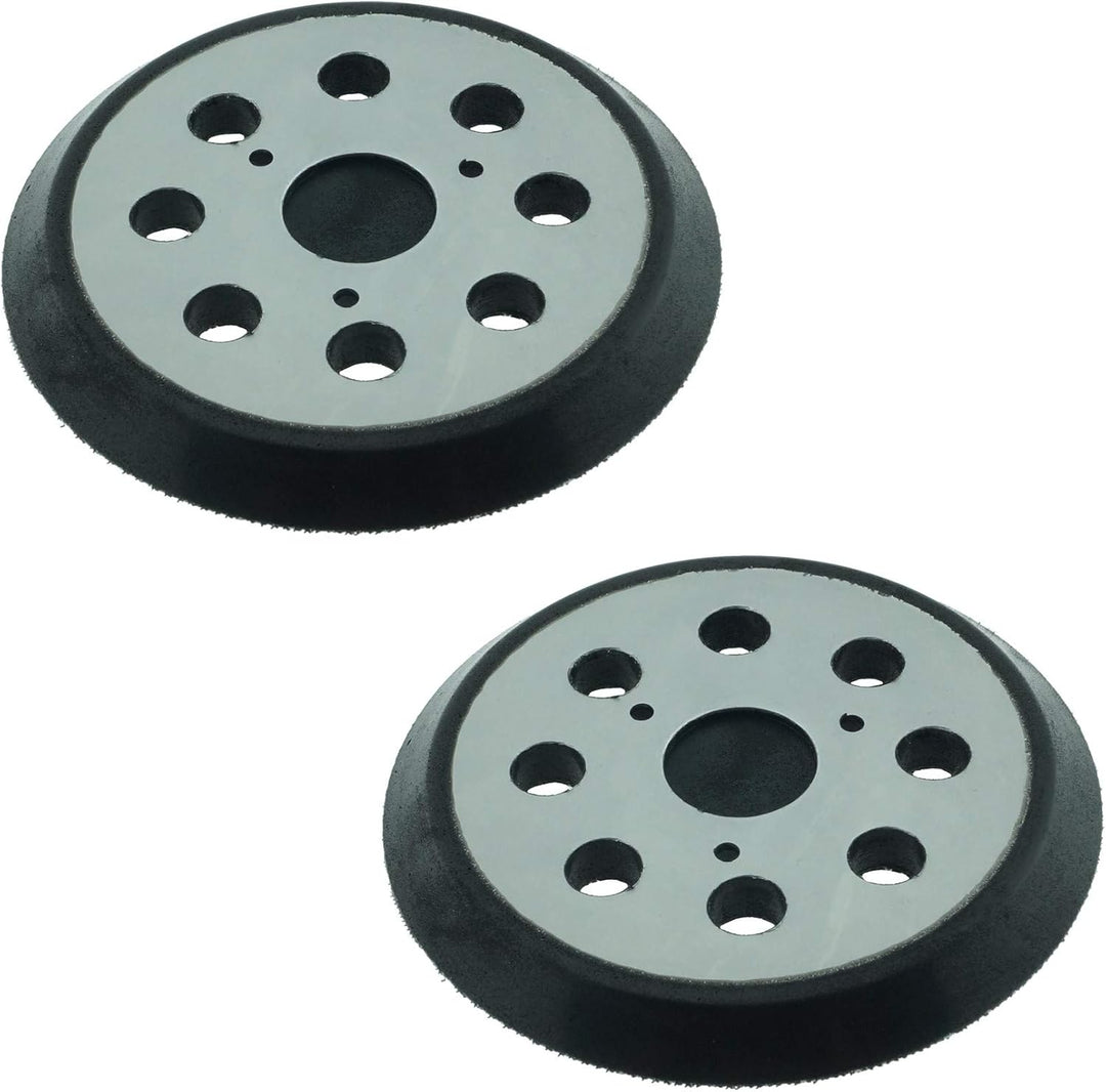 2 x SabreCut OSSCPD421MH_2 125mm mittelharter 8-Loch-Exzenterschleifer mit Klettverschluss kompatibe