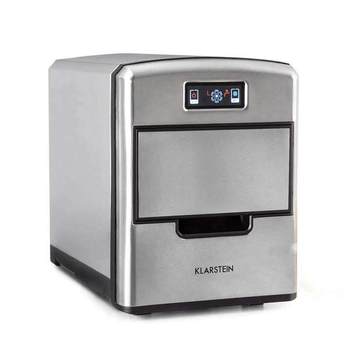 Klarstein Metropolitan - Eiswürfelbereiter, Eiswürfelmaschine, digitales Display, 12 kg Eiswürfel in