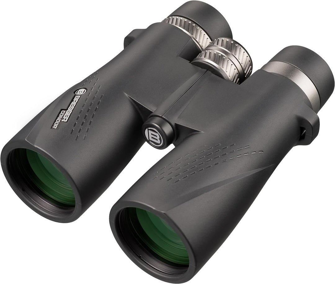 Bresser Fernglas Condor 10x50 Dachkant wasserdicht mit Stickstofffüllung und UR-Mehrschichtvergütung