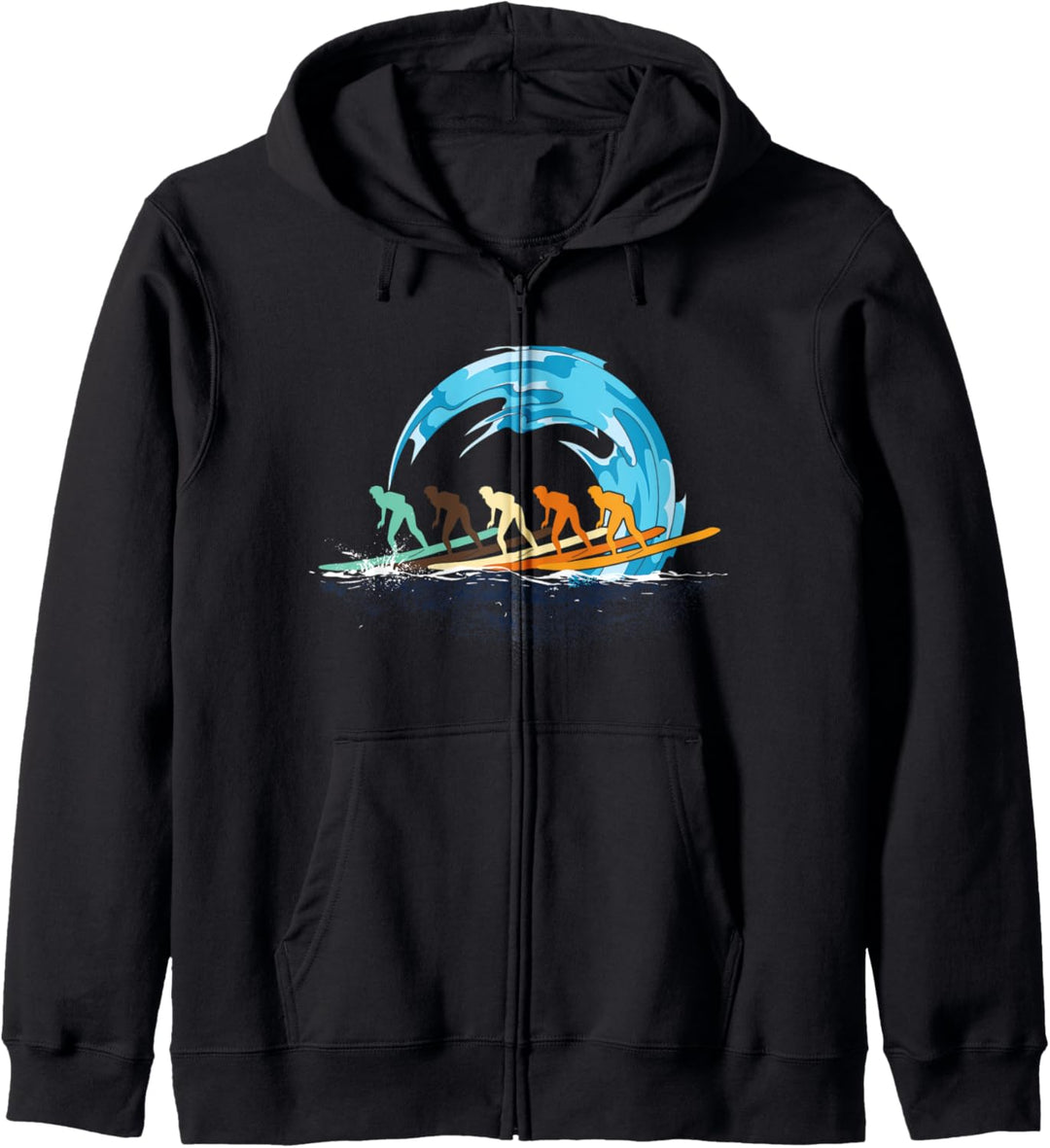 Surfen Ozean Welle Hobby Surfer Wassersport Surfing Kapuzenjacke