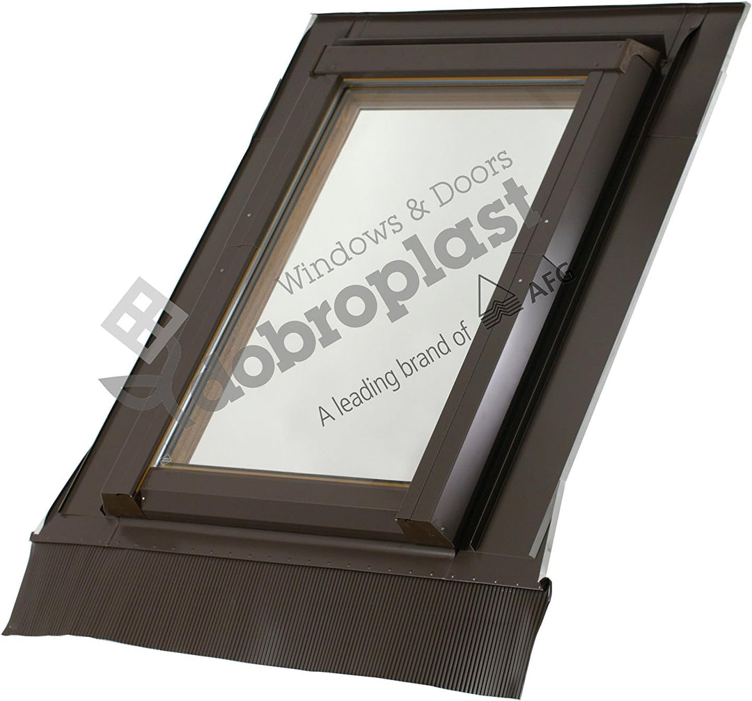 AFG Skylight Kunststoff Dachfenster PVC 66 x 98 mit Eindeckrahmen Schwingfenster Dachflächenfenster
