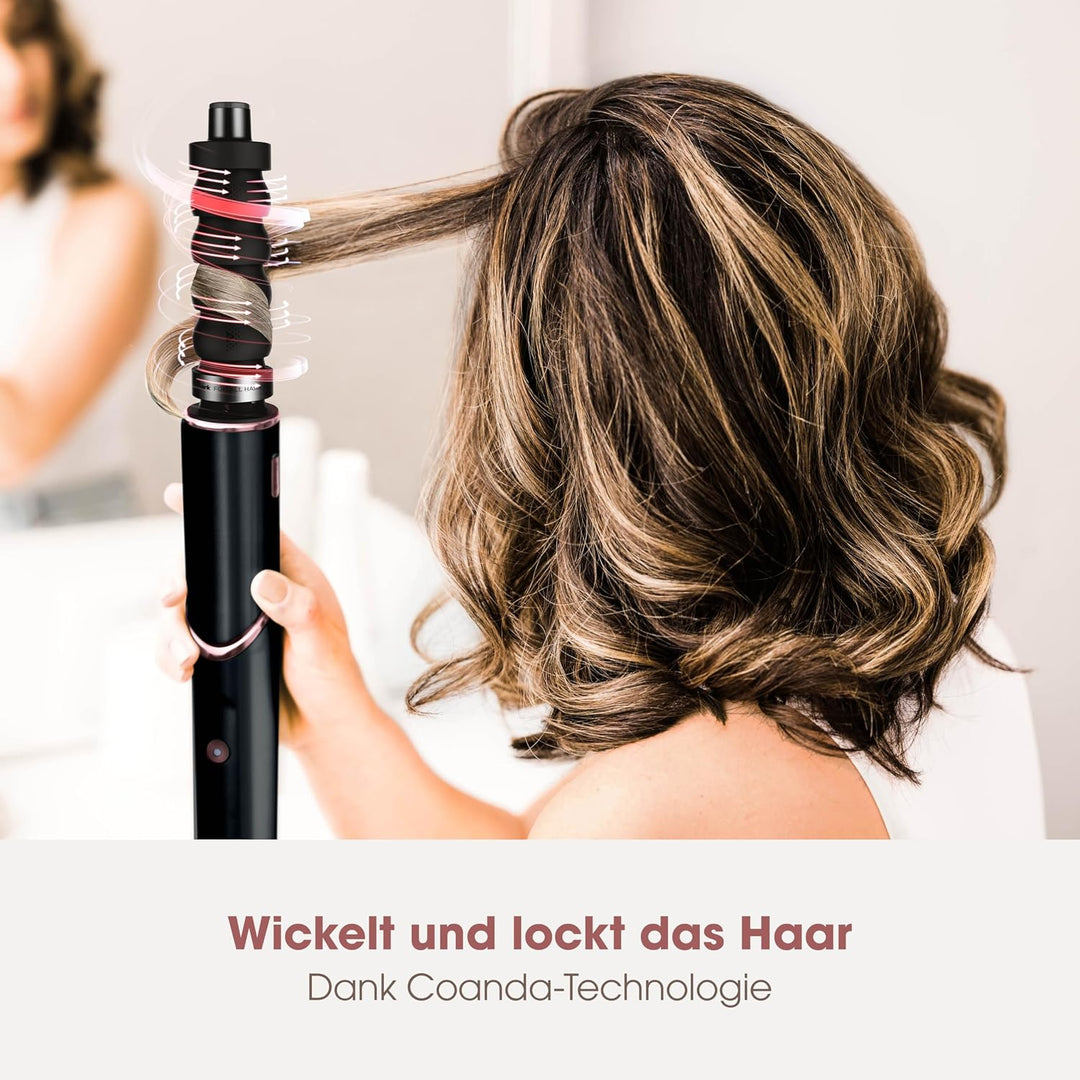 Shark FlexStyle 5-in-1 Luftstyler & Haartrockner, Auto-Wrap-Lockenaufsatz, Paddle-Bürste, Ovalbürste
