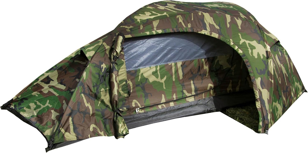 Mil-Tec 1-Mann Zelt Recon Woodland, Woodland