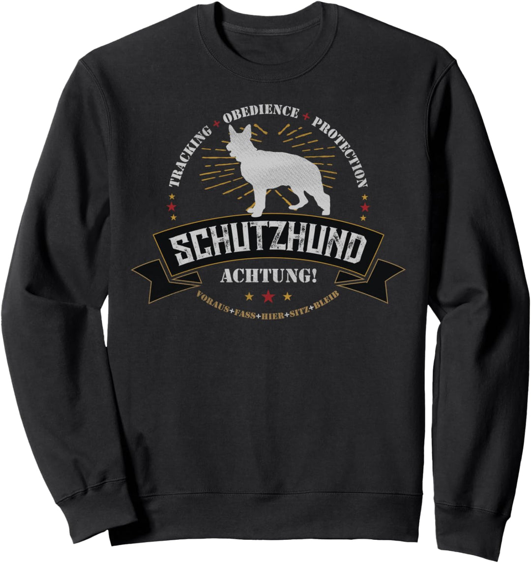 Schutzhund Schäferhund Hundesport Hundetraining Handler Sweatshirt