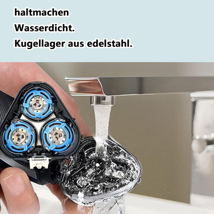 SH50/52 Ersatzköpfe Kompatibel mit Philips Series 5000/6000 Scherkopf (S5xxx Rundgehäuse) für Philip