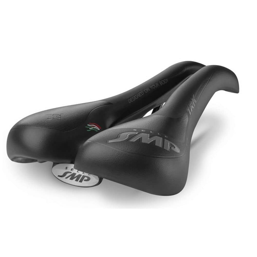 Sattel Selle SMP TRK Medium/Man Gel schwarz Herren 280x160mm 485g Schwarz M, Schwarz M