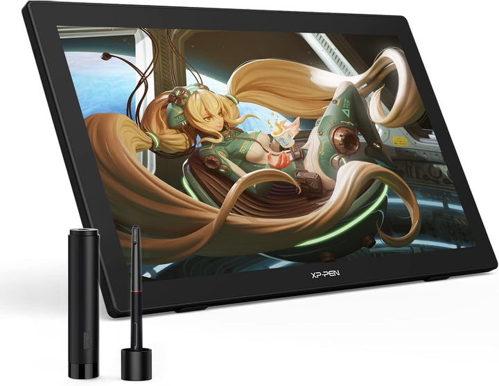 XP-Pen Artist 24 (FHD) Zeichen-Tablet mit Bildschirm, 60,5 cm (23 Zoll), vollständig laminiertes Gra