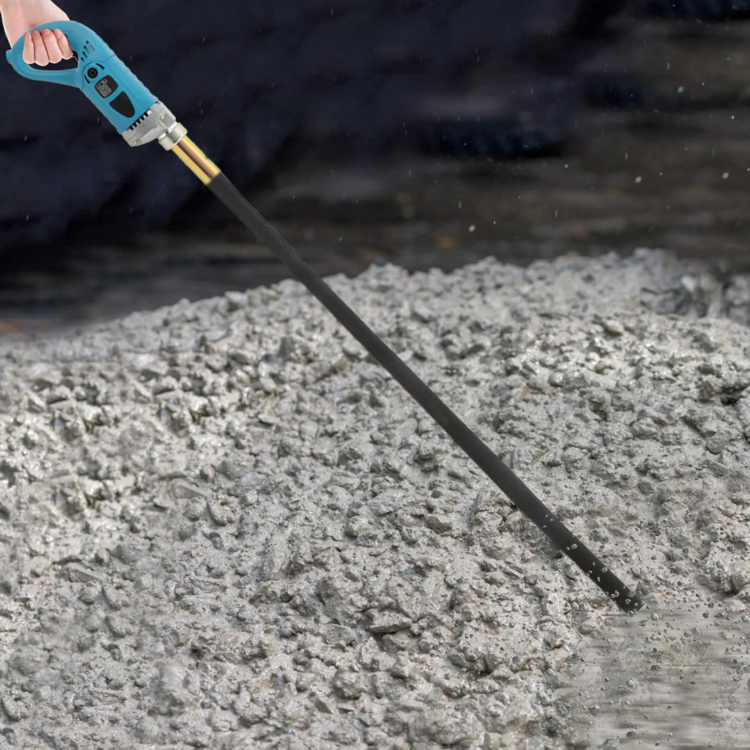 Betonrüttler, 850 W/1300 W manueller Rüttler mit Schlauch zum Entfernen von Luftblasen (Gelb), Gelb