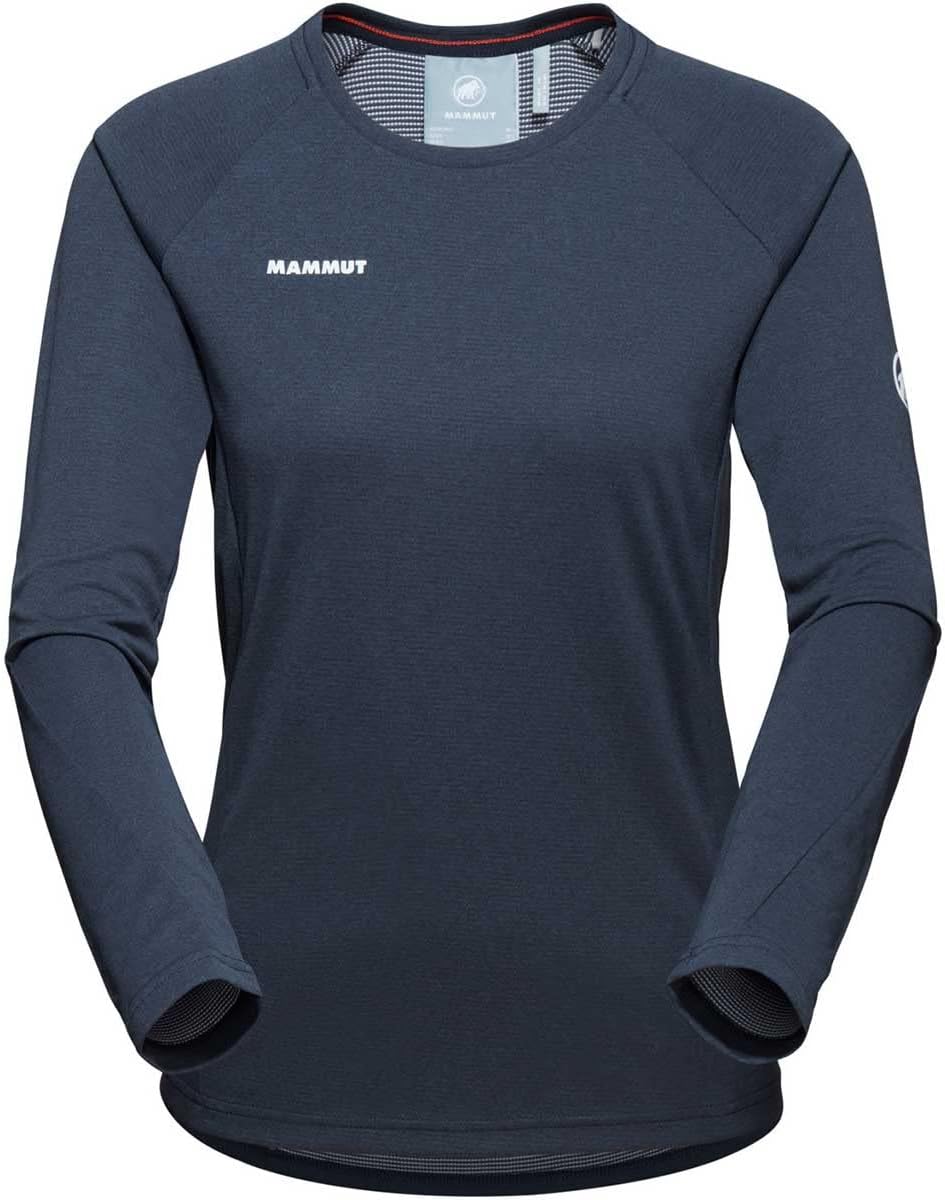 Mammut Aegility Women's Longsleeve XS Marine Melange/White, XS Marine Melange/White
