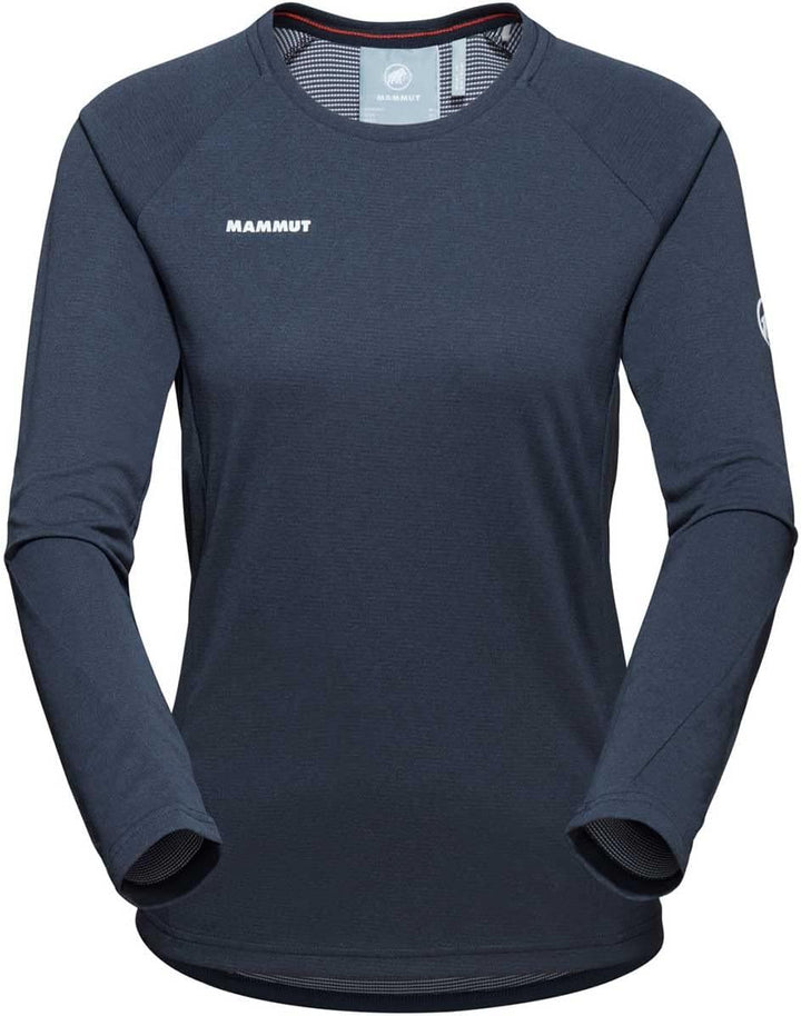 Mammut Aegility Women's Longsleeve XS Marine Melange/White, XS Marine Melange/White