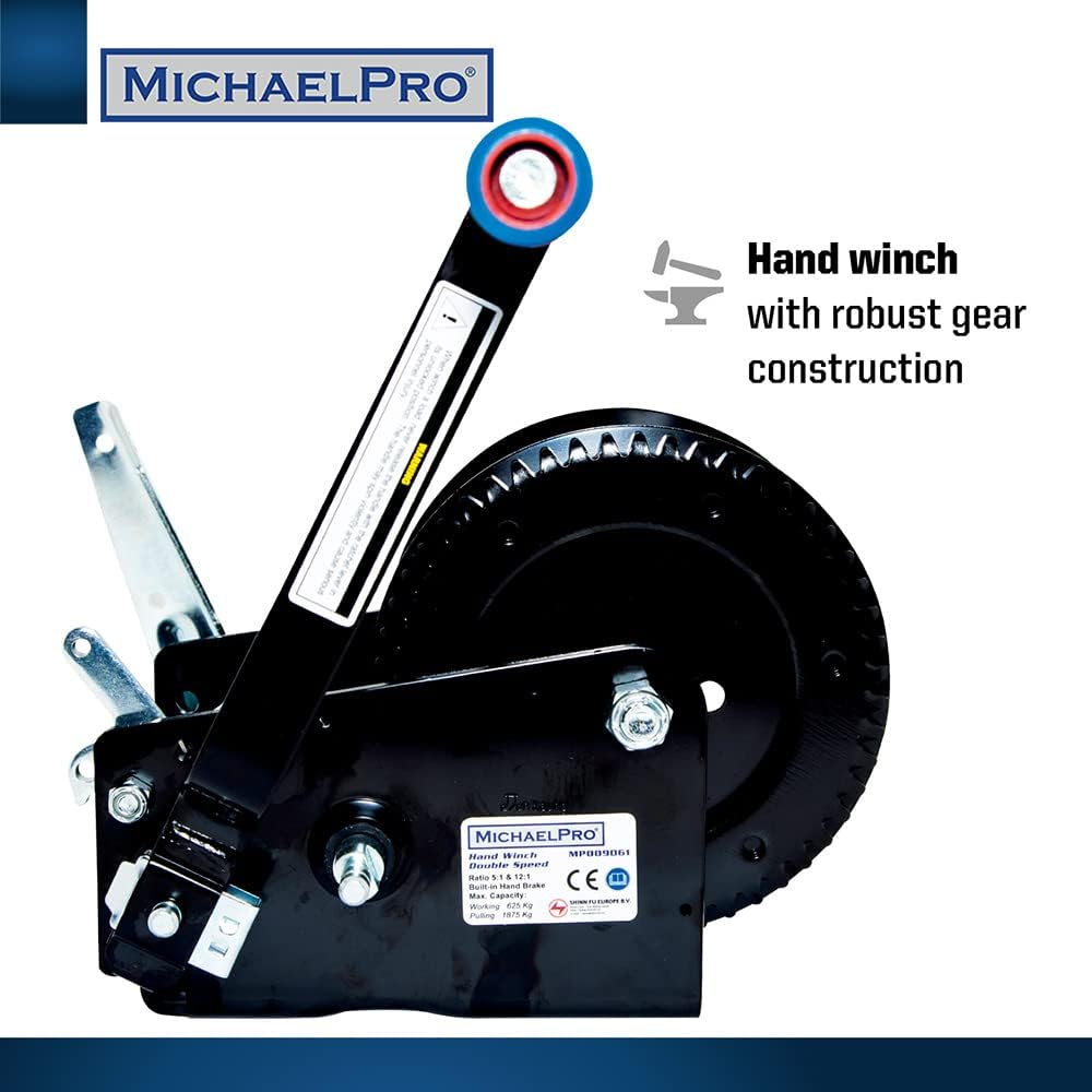 MichaelPro MP009061 Handseilwinde - 1875-kg Seilwinde