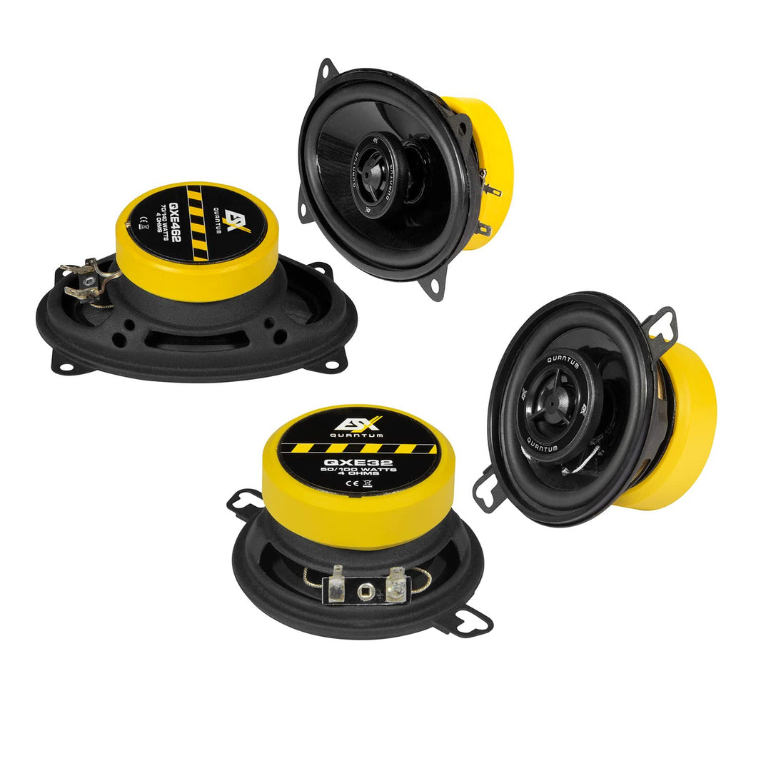 Mediadox Front/Heck 9x15cm/8,7cm Auto Lautsprecher/Boxen/Speaker Komplett-Set von ESX kompatibel für