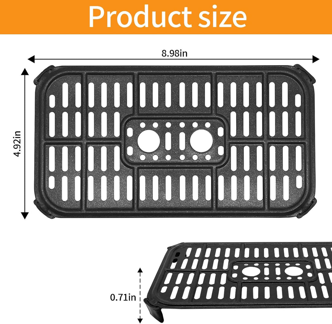 Luftfräter Ersatzteile für Breville Halo Flexi Luftfräter, 2 Stück 8,98 '' x 4,92 '' x 0,71 '' Stahl