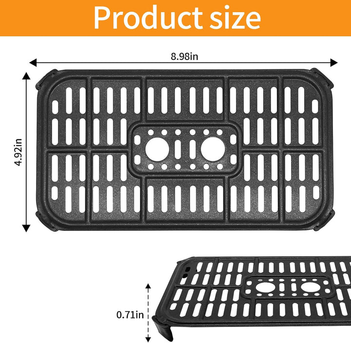 Luftfräter Ersatzteile für Breville Halo Flexi Luftfräter, 2 Stück 8,98 '' x 4,92 '' x 0,71 '' Stahl
