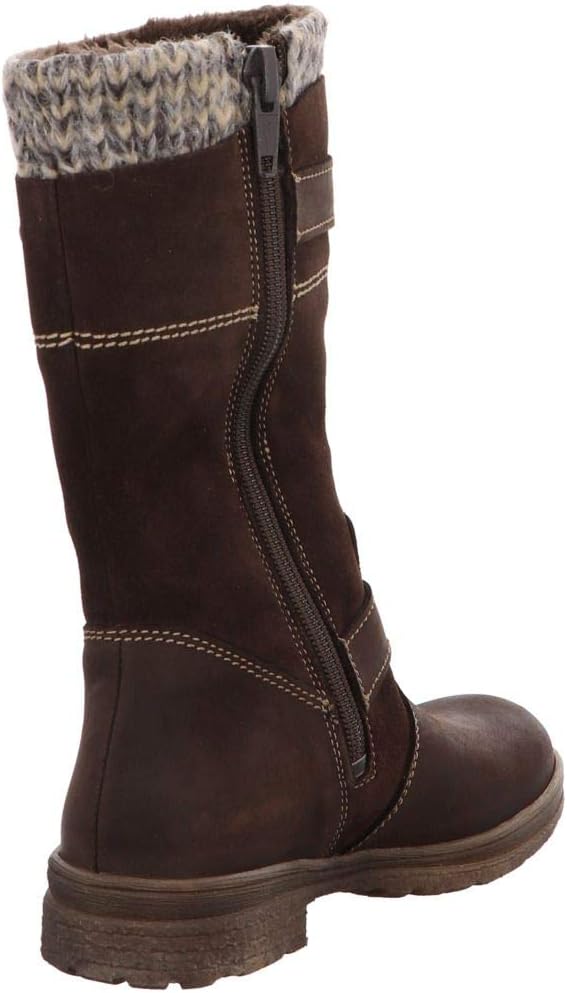 Däumling Marco RV - Alia Mädchen Langschaft Stiefel 28 EU Braun Denver Espresso, 28 EU Braun Denver