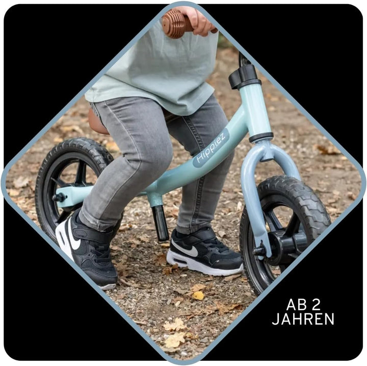 Laufrad Worker - ab 2 Jahren - Lauflernrad - Zweirad - Metall - Geburtstag Geschenk - CE Old Blue, O