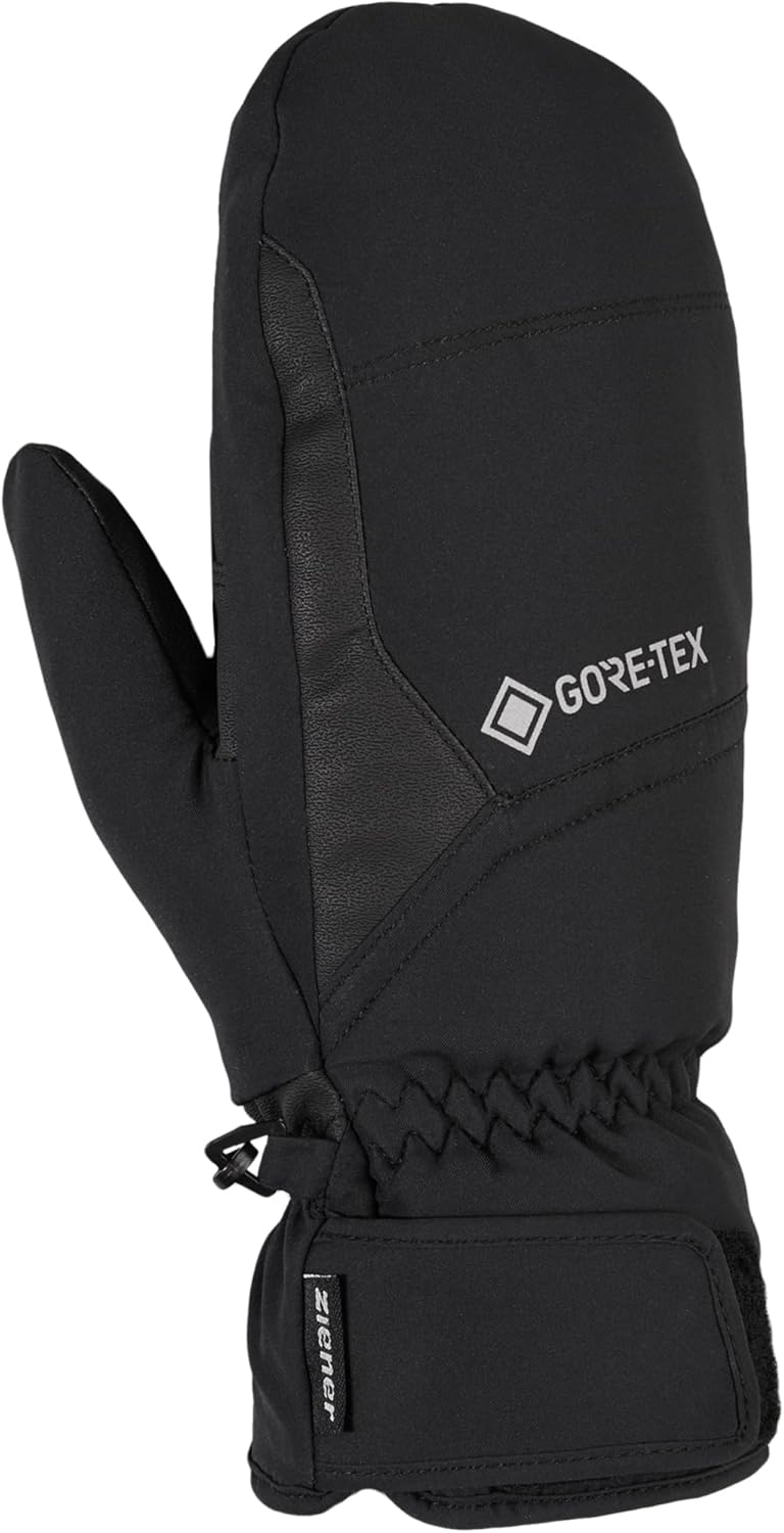 Ziener Garwel GTX Mitten Glove Alpine Ski-Handschuhe/Wintersport | Wasserdicht, Atmungsaktiv 9 Schwa