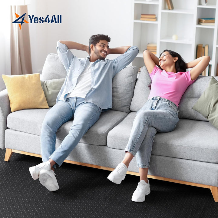 Yes4All 60x60 cm Premium Schutzmatten Bodenschutz Bodenfliesen Sportmatte Gymnastikmatte Puzzlematte