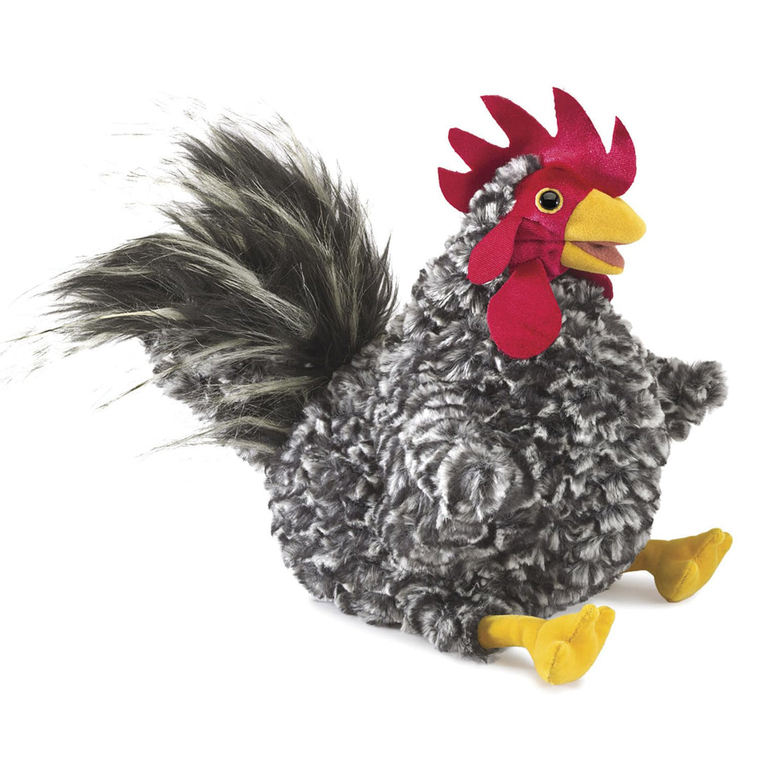 Folkmanis Puppets Barred Rock Rooster/Hahn, bunt