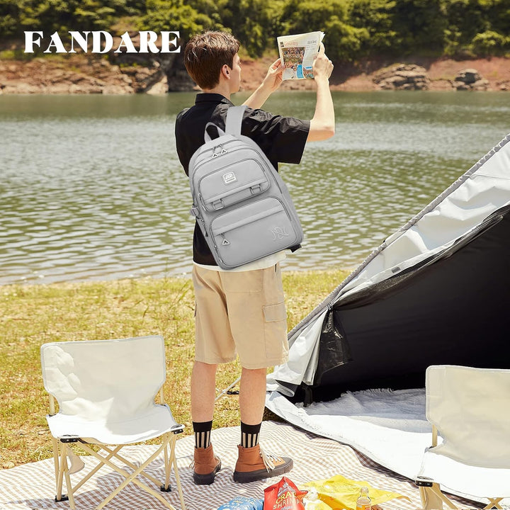FANDARE Kinderrucksack Schulranzen Schultaschen Jungen Mädchen Schulrucksack Kinder Schultasche für