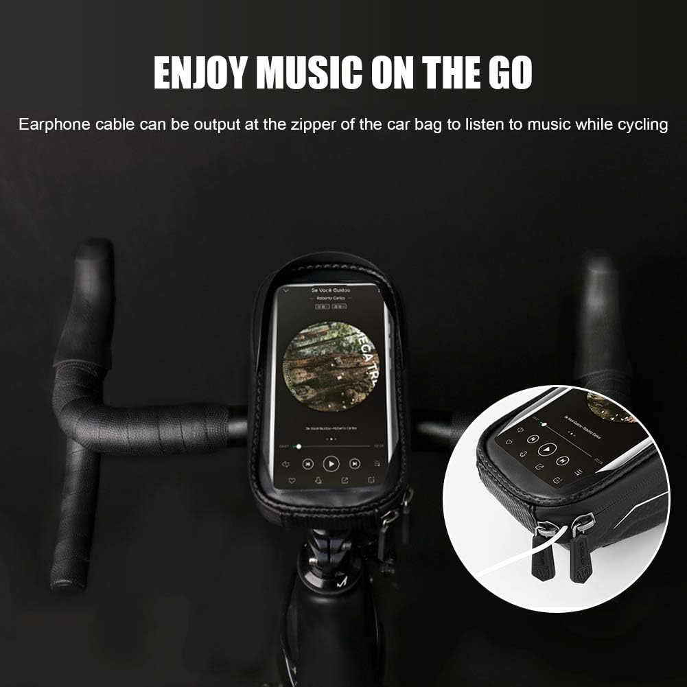 ,a Wheel Up MTB Fahrradtasche Touchscreen Radfahren Wasserdicht Front Tube Phone Case