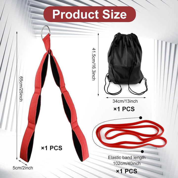 1 Trizepsseil-Kabelbefestigung, PP Trizepsseil Kabelzug Fitness 65 * 5 cm Kabelzug Fitnessgeräte mit