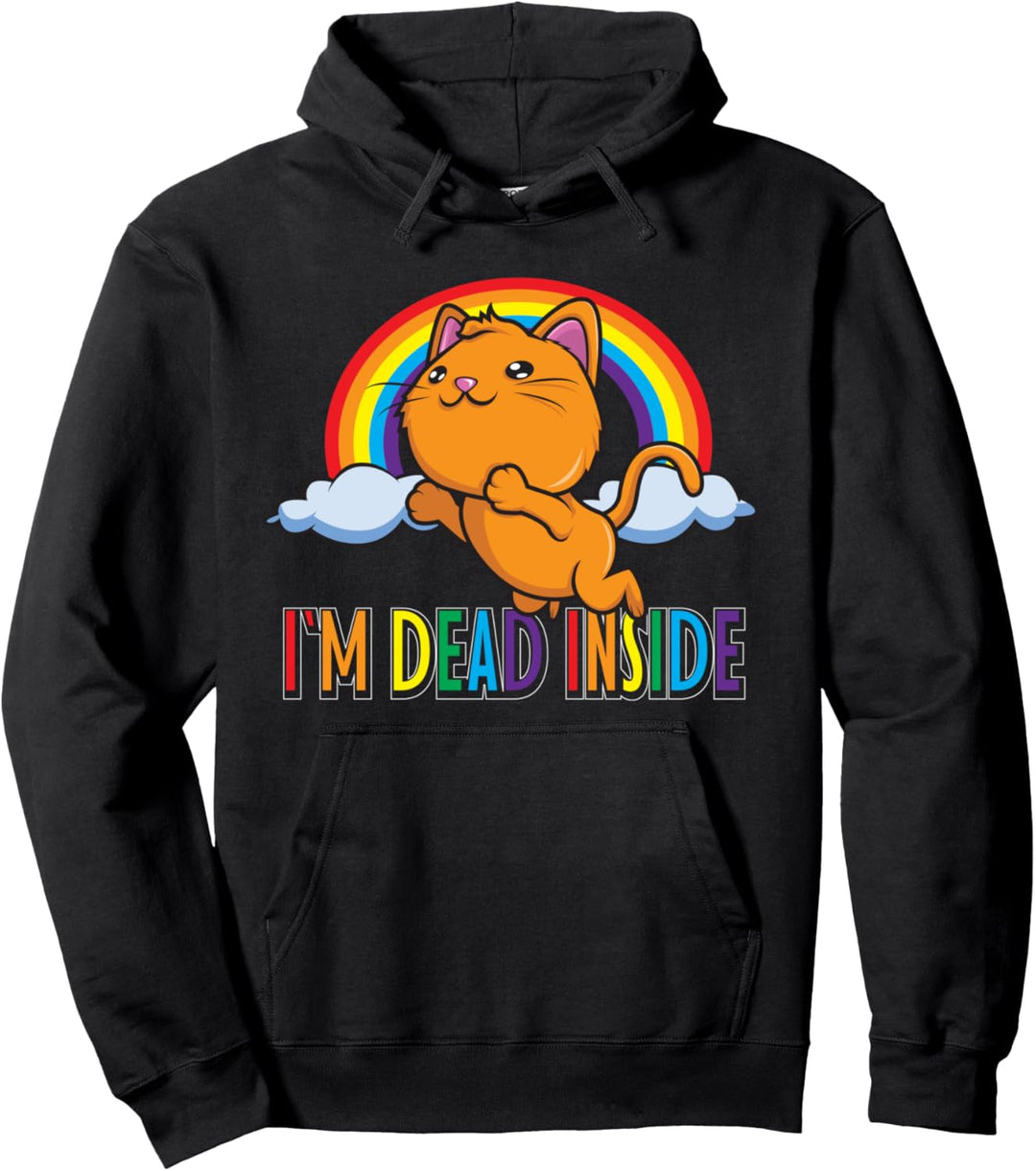 I'm Dead Inside - Sarcastic Happy Sarkasmus Kawaii Pullover Hoodie