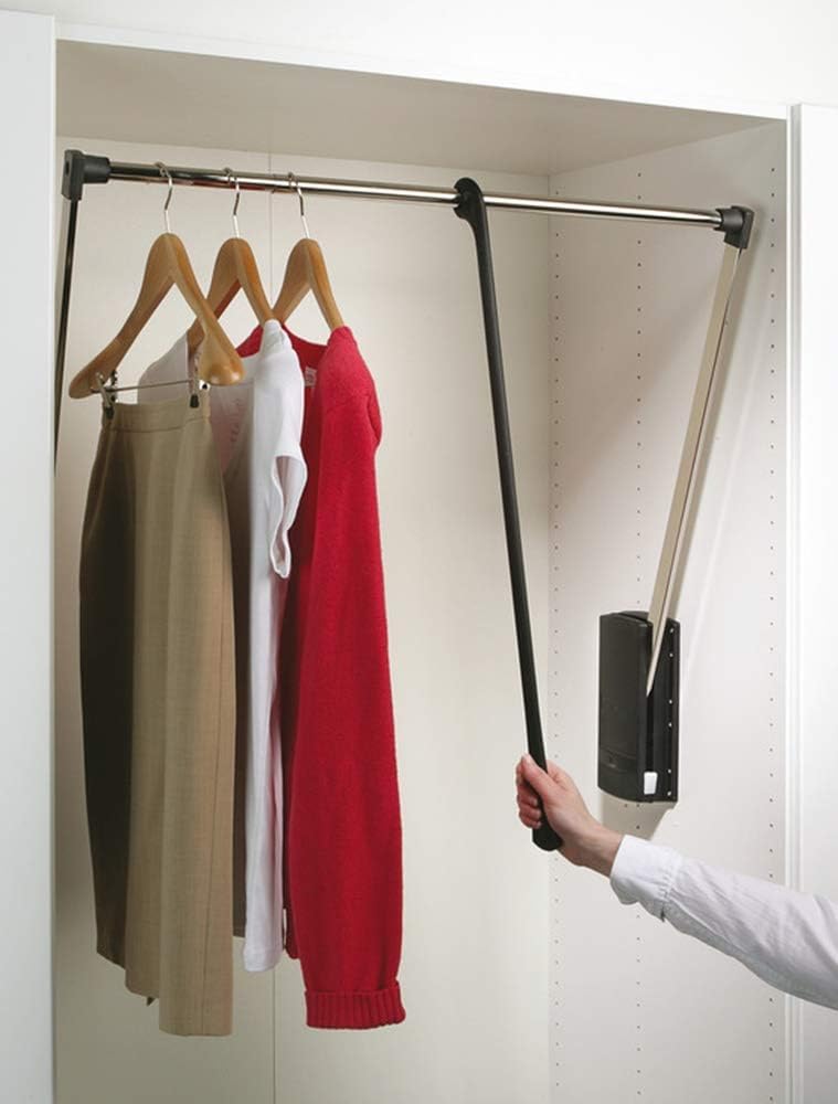 Kleiderlift verstellbar Garderoben-Lift Wardrobelift Schrank - Servetto | Kleider-Lüfter klappbar sc