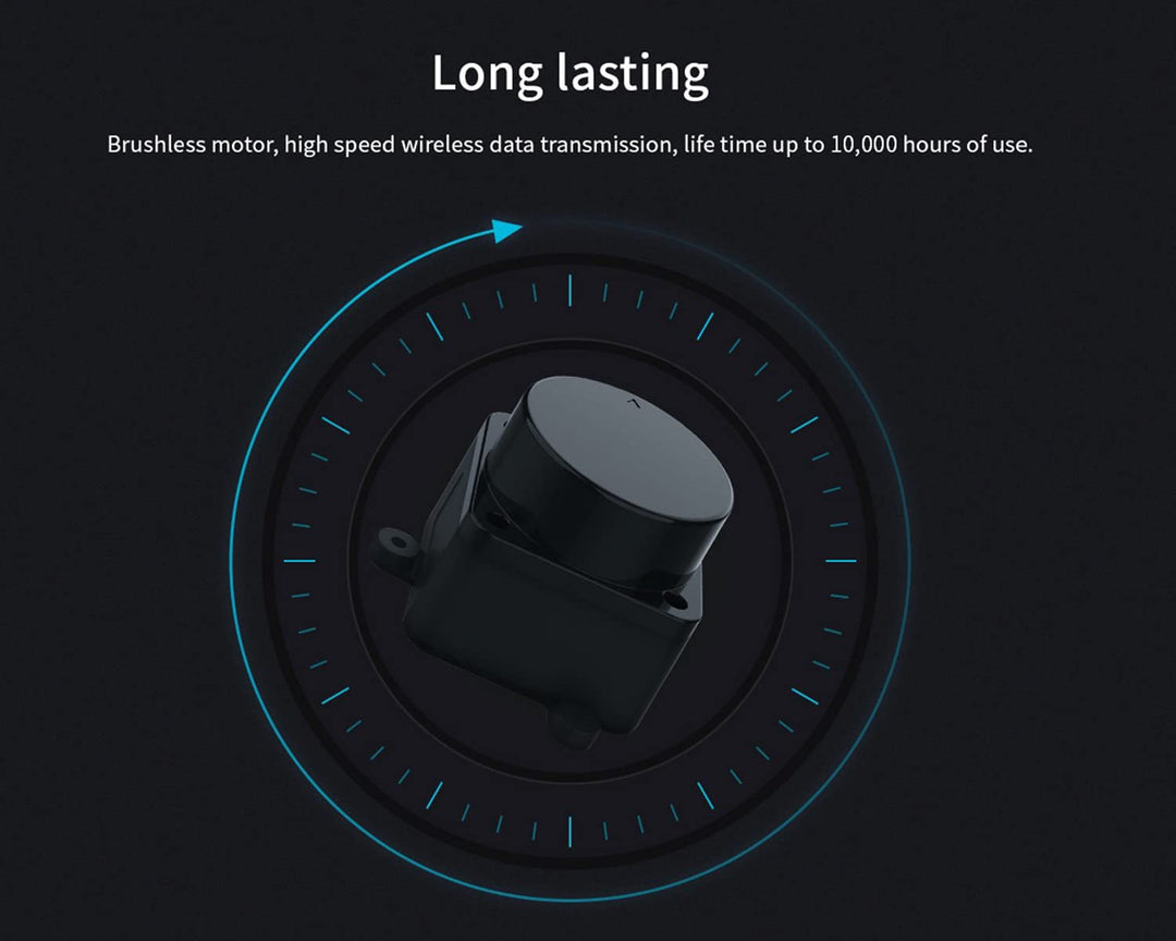 InnoMaker Extra-Small Size Lidar DTOF Radar 360 Degree 12 Meter Radius Scanning 25000 Lux Resistance