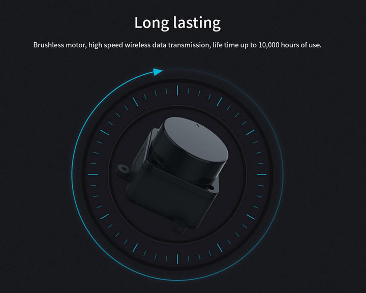 InnoMaker Extra-Small Size Lidar DTOF Radar 360 Degree 12 Meter Radius Scanning 25000 Lux Resistance