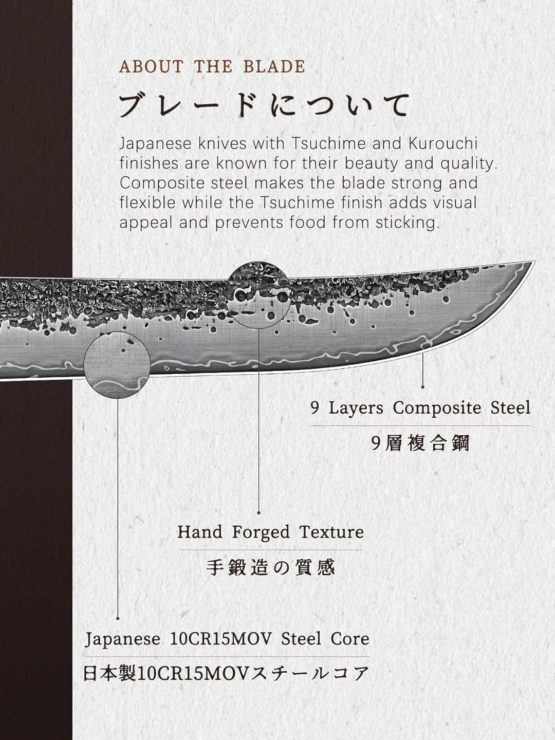 HOSHANHO Filetiermesser 18cm, Superscharfes Japanisches Ausbeinmesser aus Kohlenstoffstahl, Professi