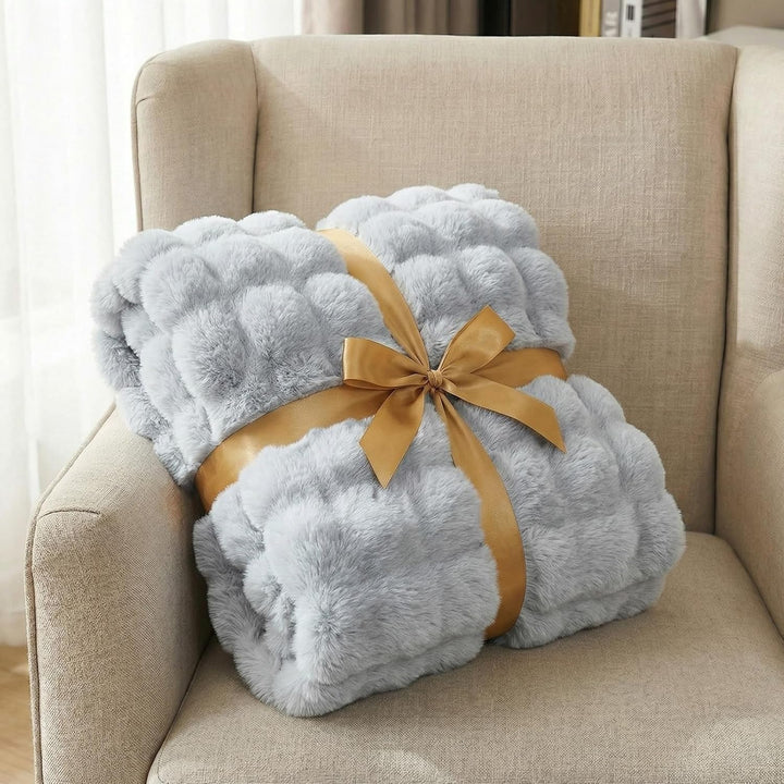 Kuscheldecke Kaninchen Plüsch Decke Super Soft Wohndecke Dick 1000 G/M² Flanell Decke Couchdecke War