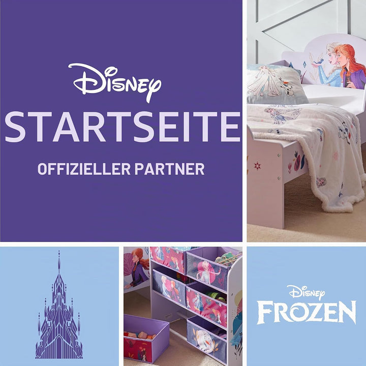Disney Die Eiskönigin Spielzeug-Aufbewahrungseinheit, 6 Boxen für Schlafzimmer, aus Holzwerkstoff/St
