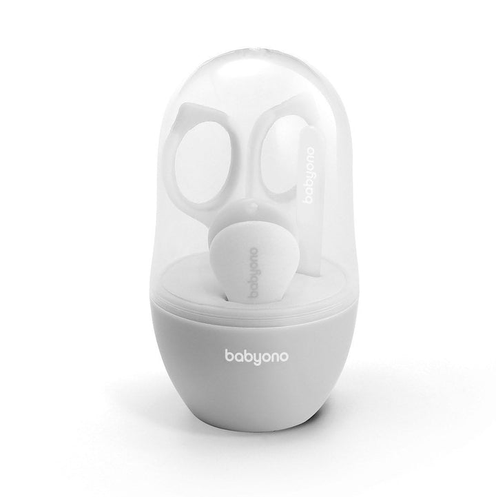 BabyOno Set Nagelpflege für Kinder und Babys grau