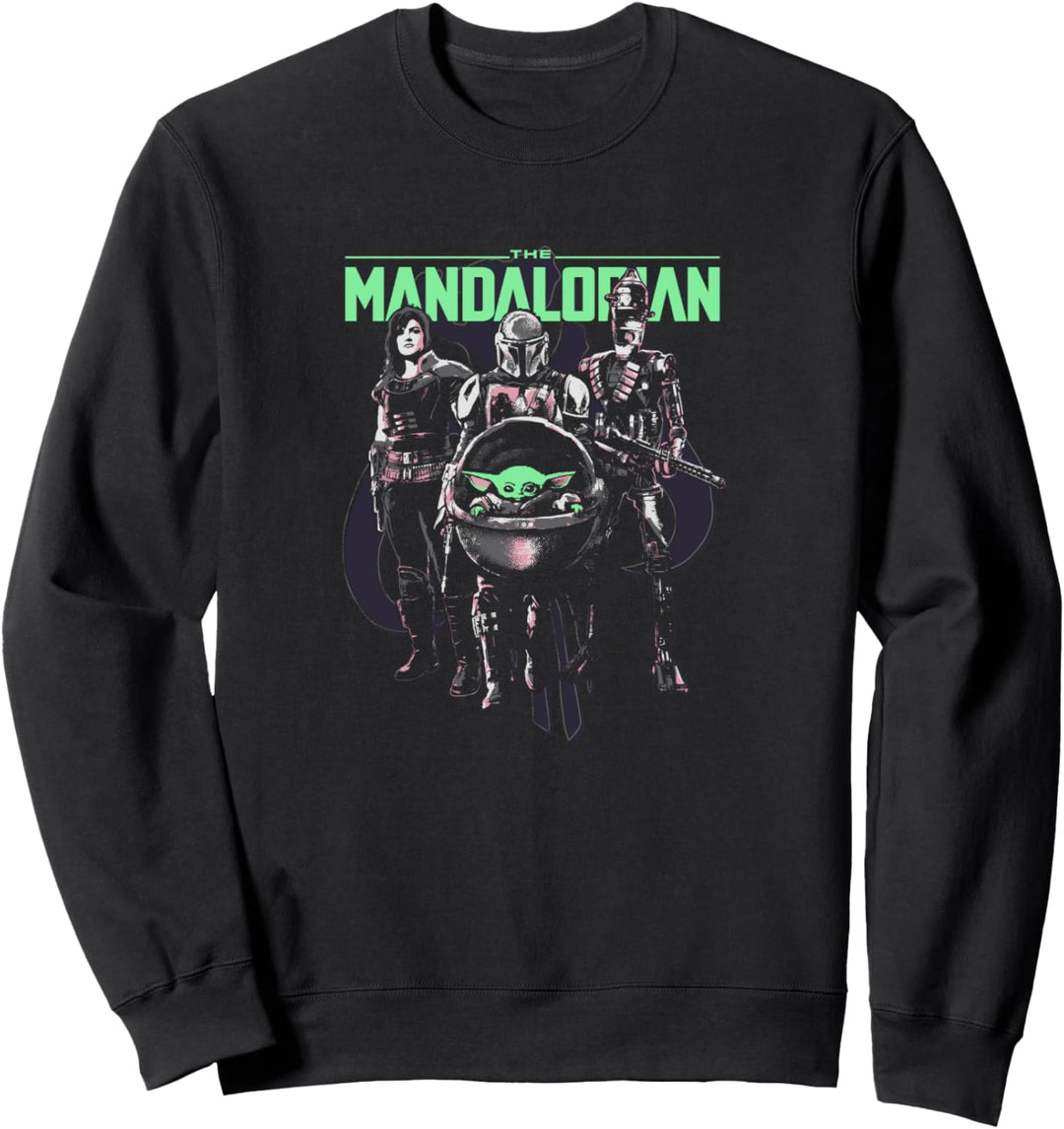 Star Wars The Mandalorian Group Of Friends Sweatshirt