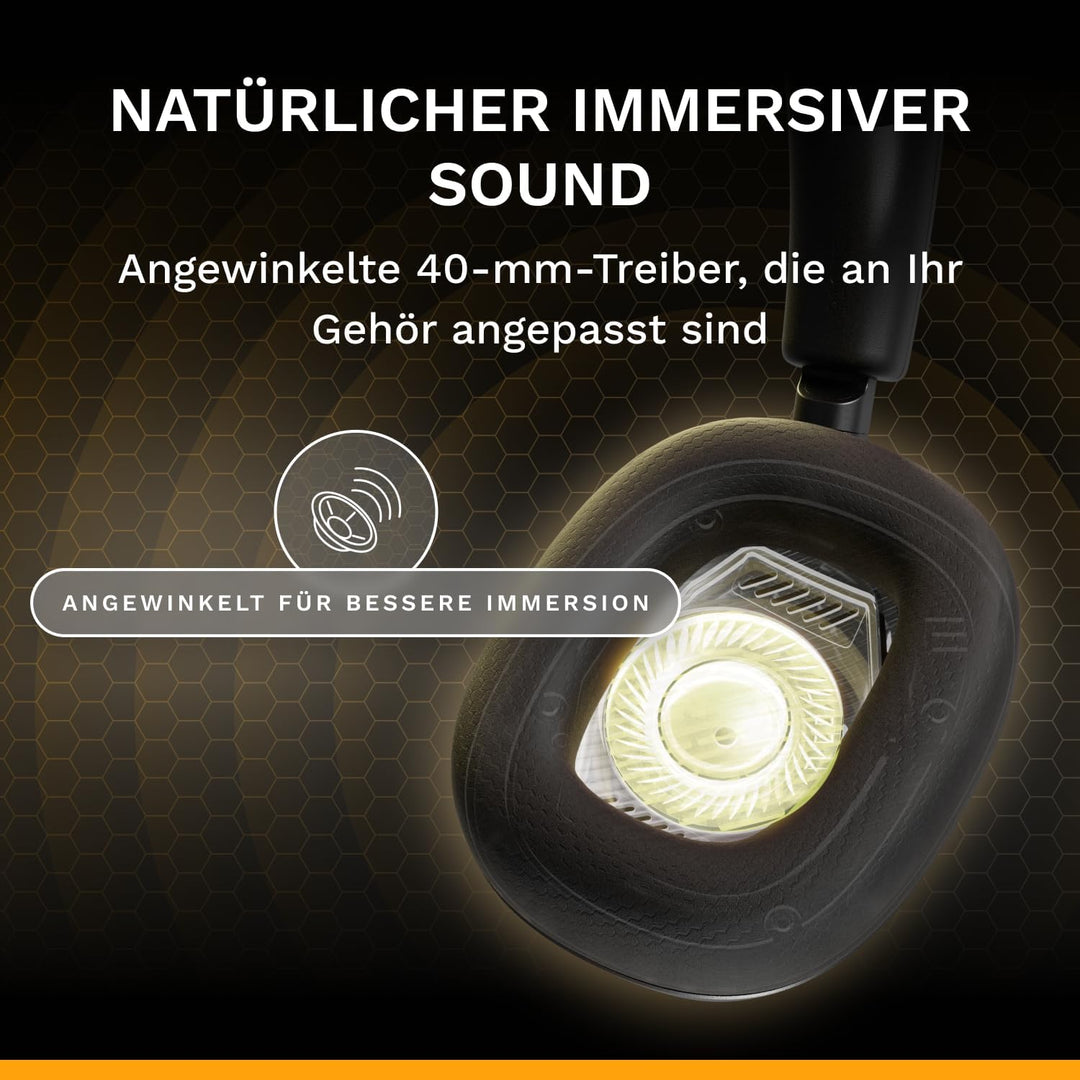 GLORIOUS GHS Eternal – Stereo-Gaming-Headset für PC, PS5, PS4, Xbox, Switch – speziell abgestimmten