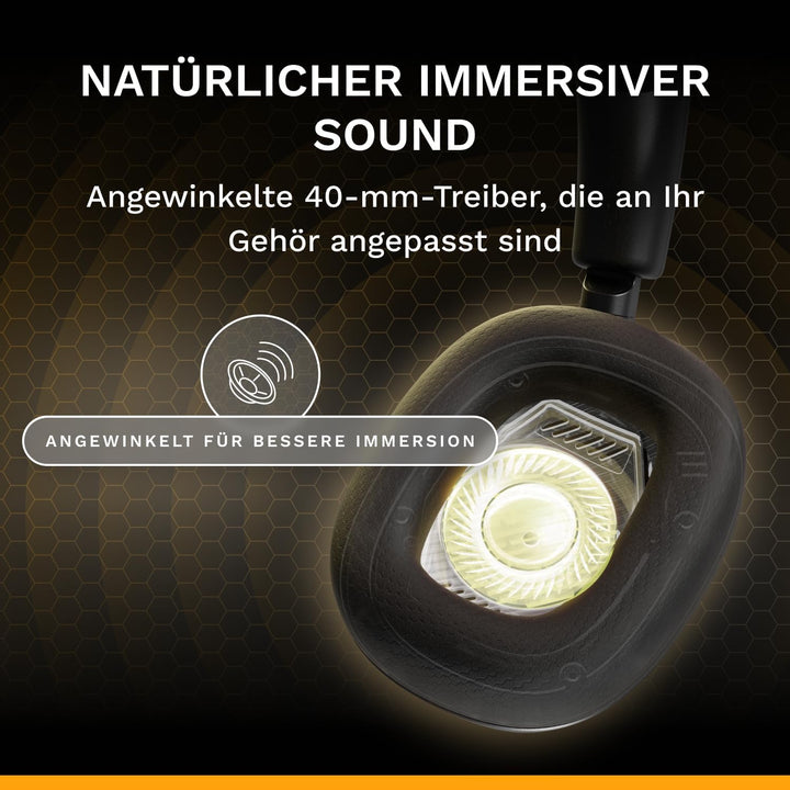 GLORIOUS GHS Eternal – Stereo-Gaming-Headset für PC, PS5, PS4, Xbox, Switch – speziell abgestimmten