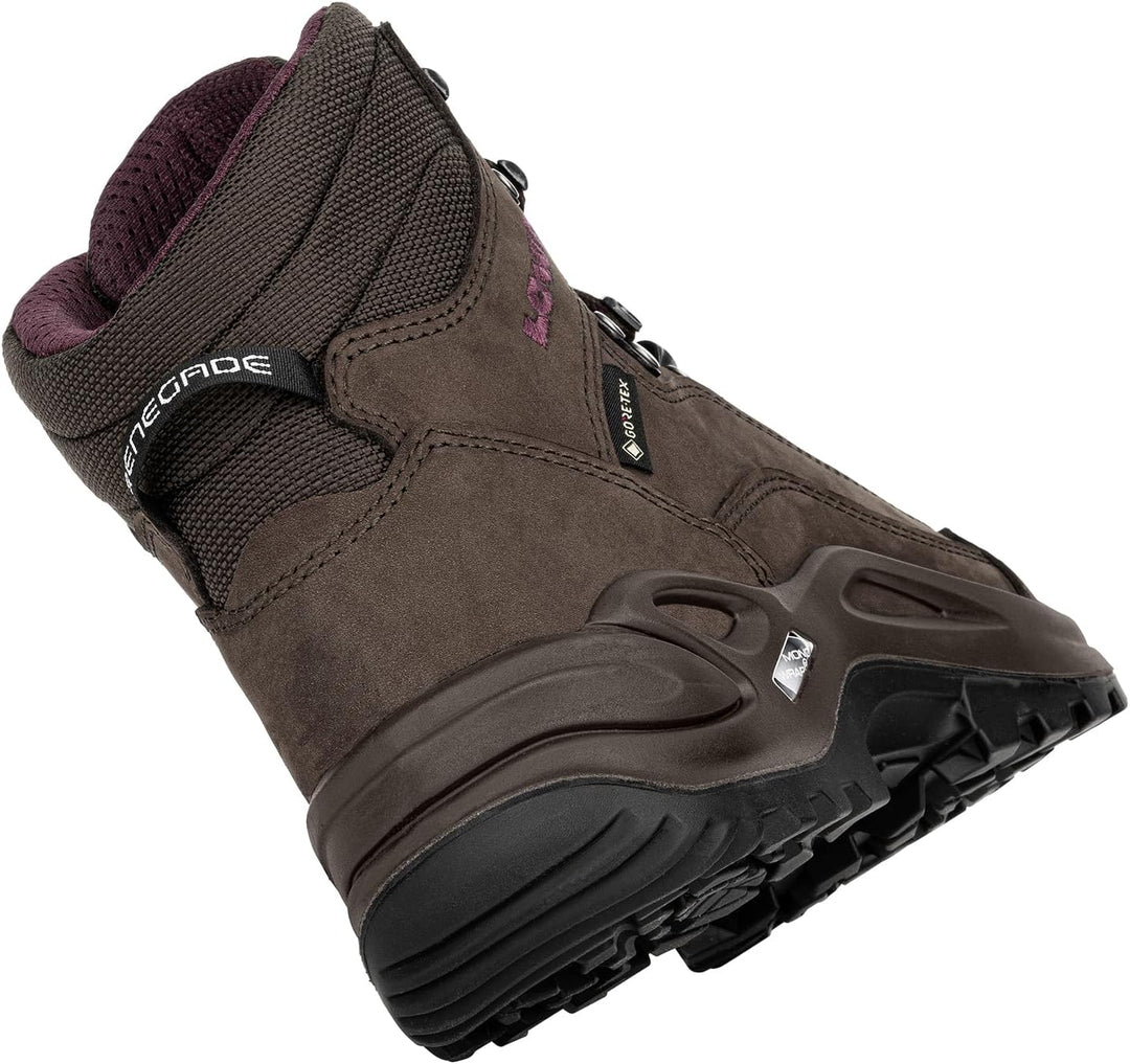 LOWA Renegade GTX MID Unisex Wanderstiefel Outdoor Goretex 37 EU Braun, 37 EU Braun