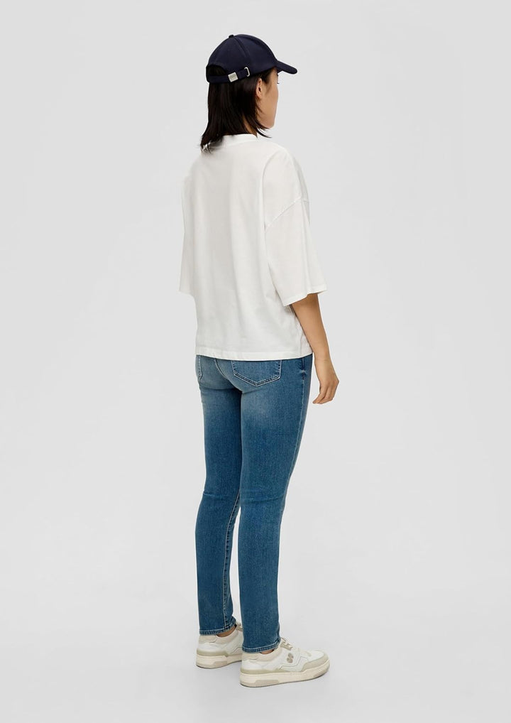 s.Oliver Jeans Betsy/Slim Fit/Mid Rise/Slim Leg/Baumwollstretch 32W / 34L Blau, 32W / 34L Blau