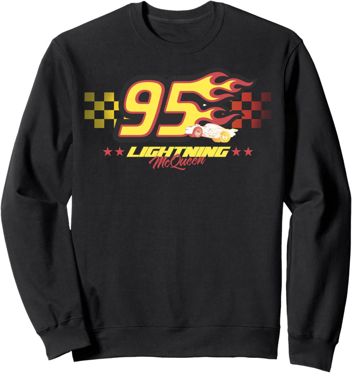Disney Pixar Cars Lightning McQueen 95 Flame Sweatshirt