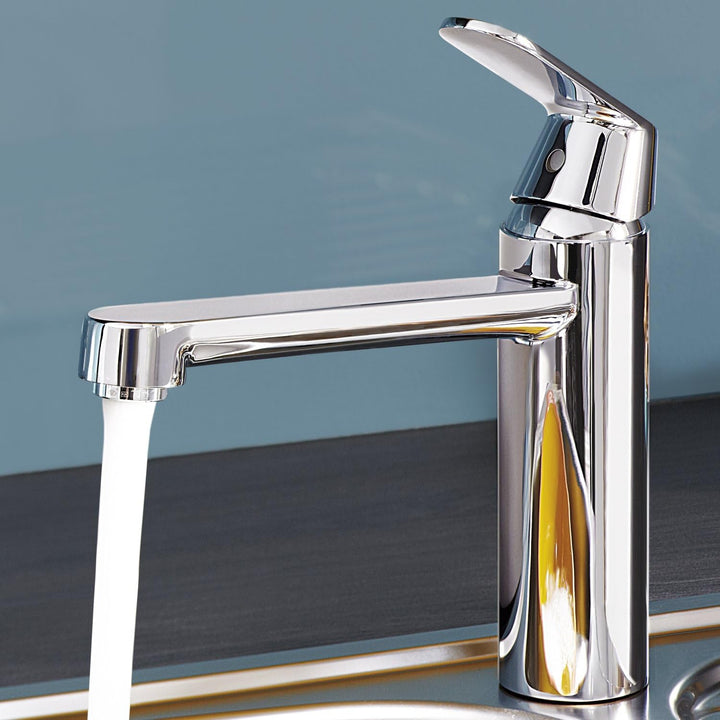 Grohe Eurosmart Cosmopolitan SPT mh.Ausl Absp., Chrom mittelhoher Auslauf mit integrierter Vorabsper