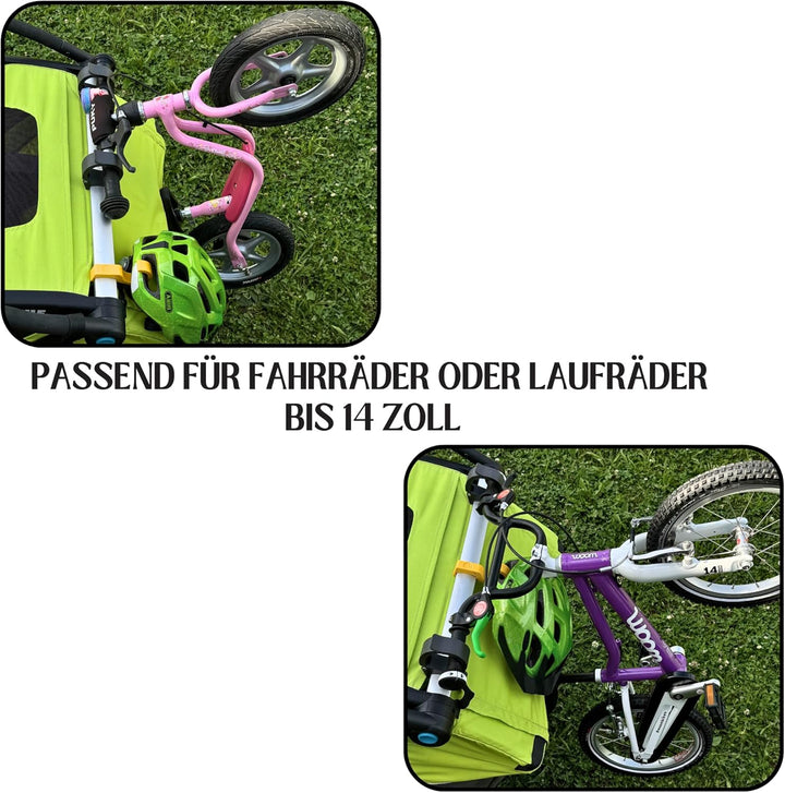 Laufrad & Kinder Fahrrad Halterung für Thule Chariot ab 2017 Sport Cross Cab Lite 2, Kinderwagen, Ha