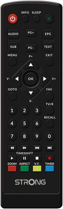 Strong SRT 8209 Digitaler HD-Receiver (DVB-T2, HDMI, USB Recorder, SCART, HEVC) schwarz